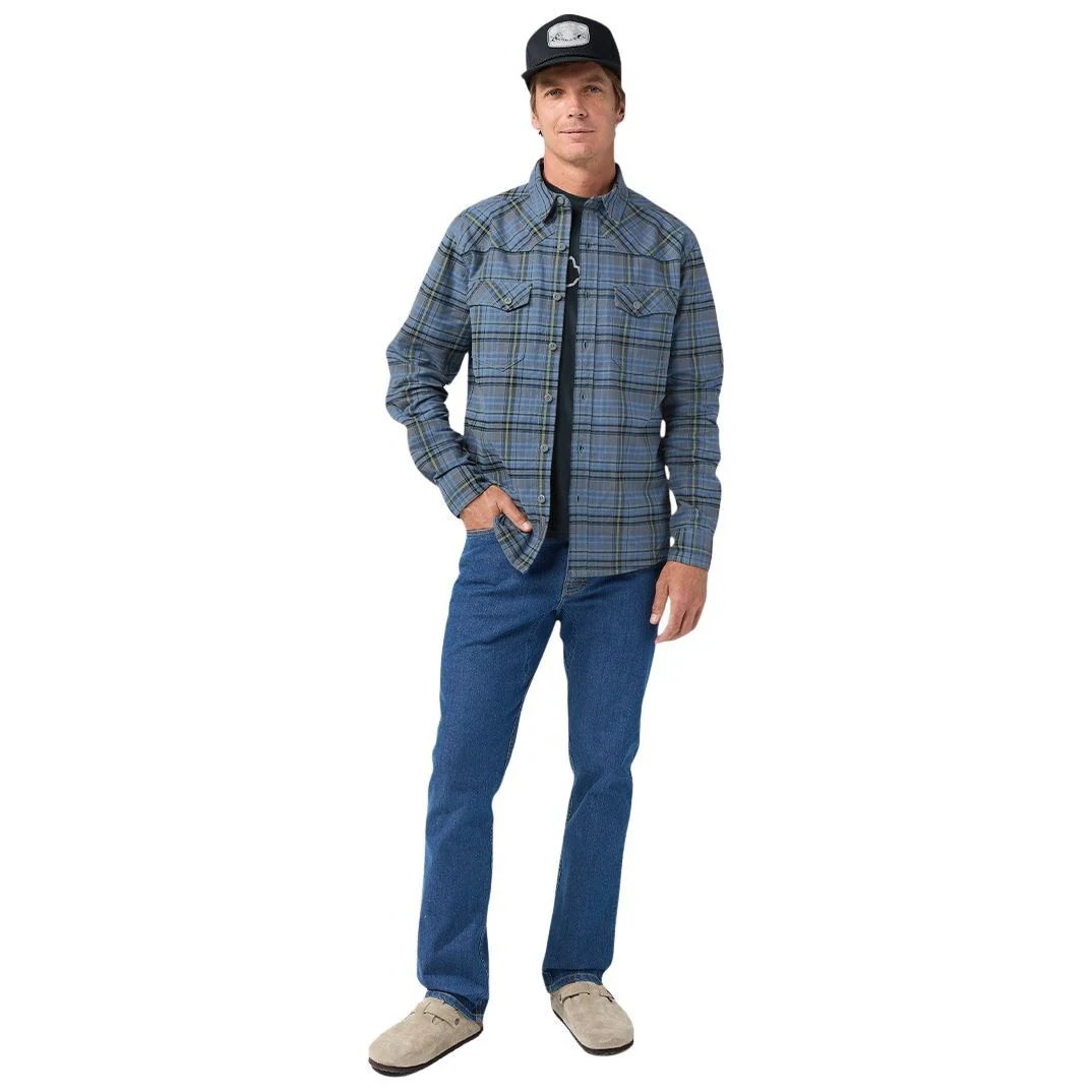 Stio Mens Junction Midweight Flannel Shirt - Image 15