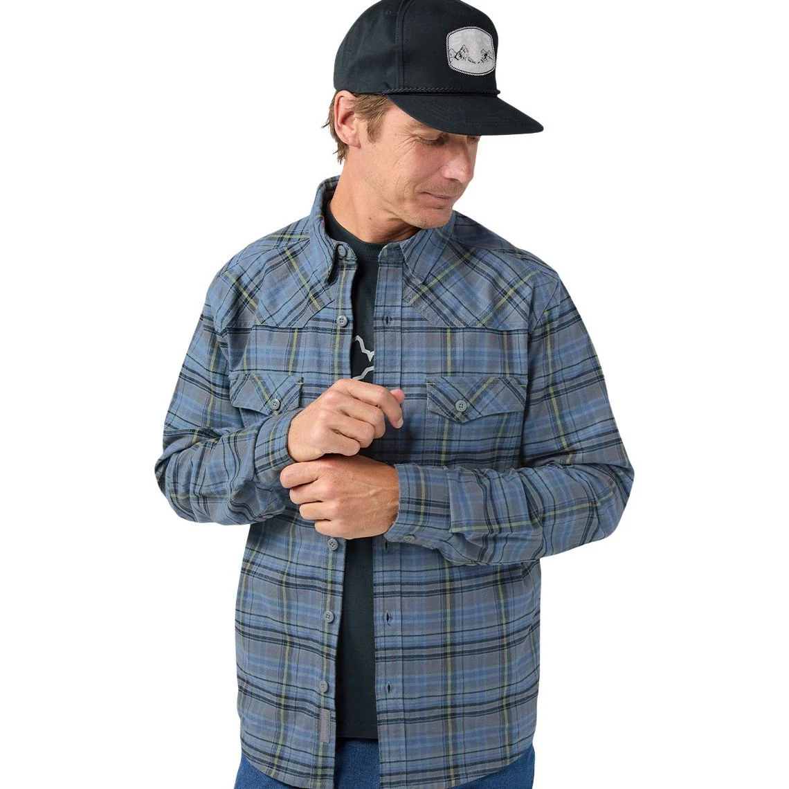 Stio Mens Junction Midweight Flannel Shirt - Image 17