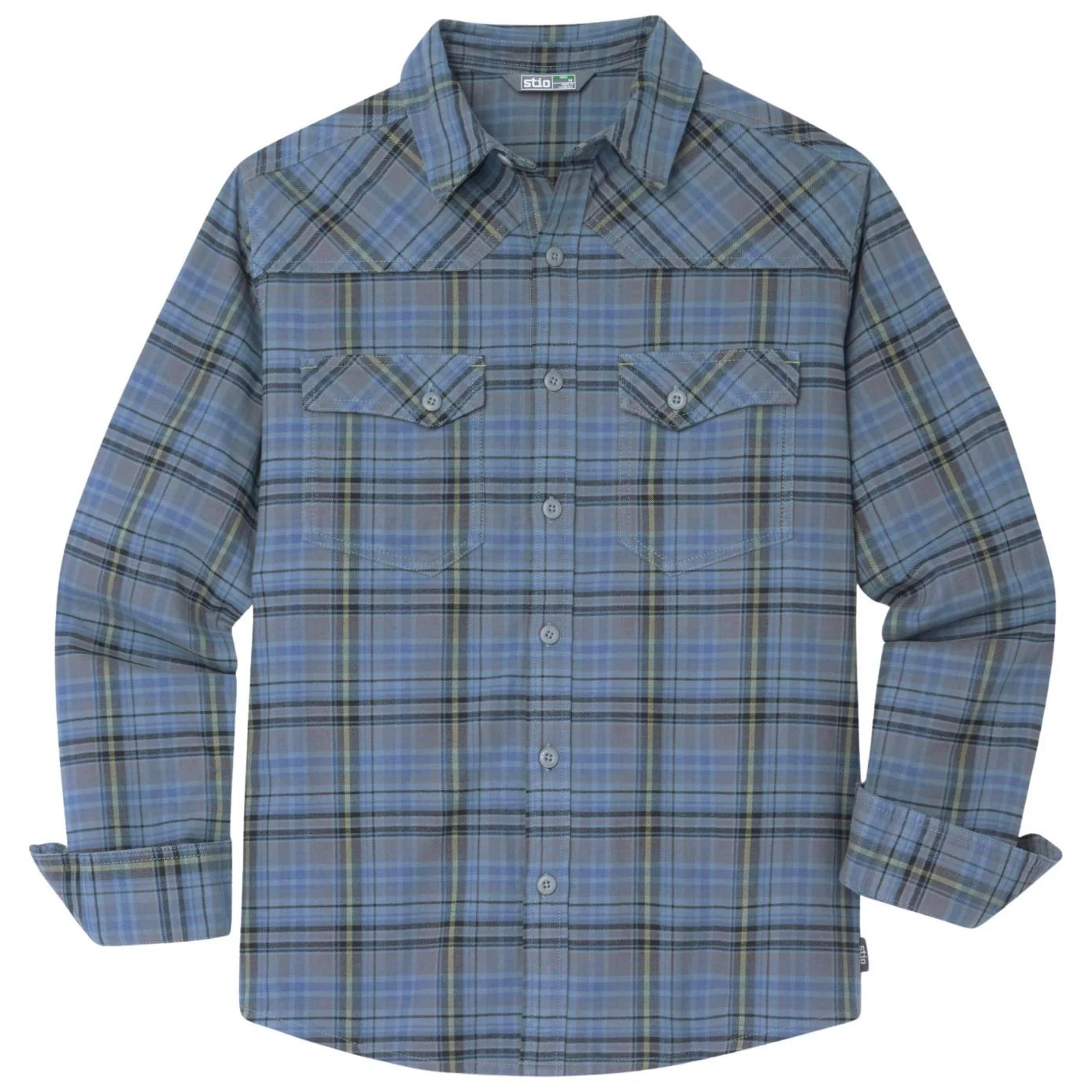 Stio Mens Junction Midweight Flannel Shirt Sale