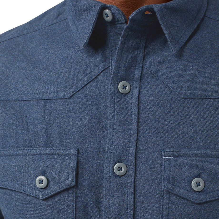 Stio Mens Junction Midweight Flannel Shirt Sale - Image 11