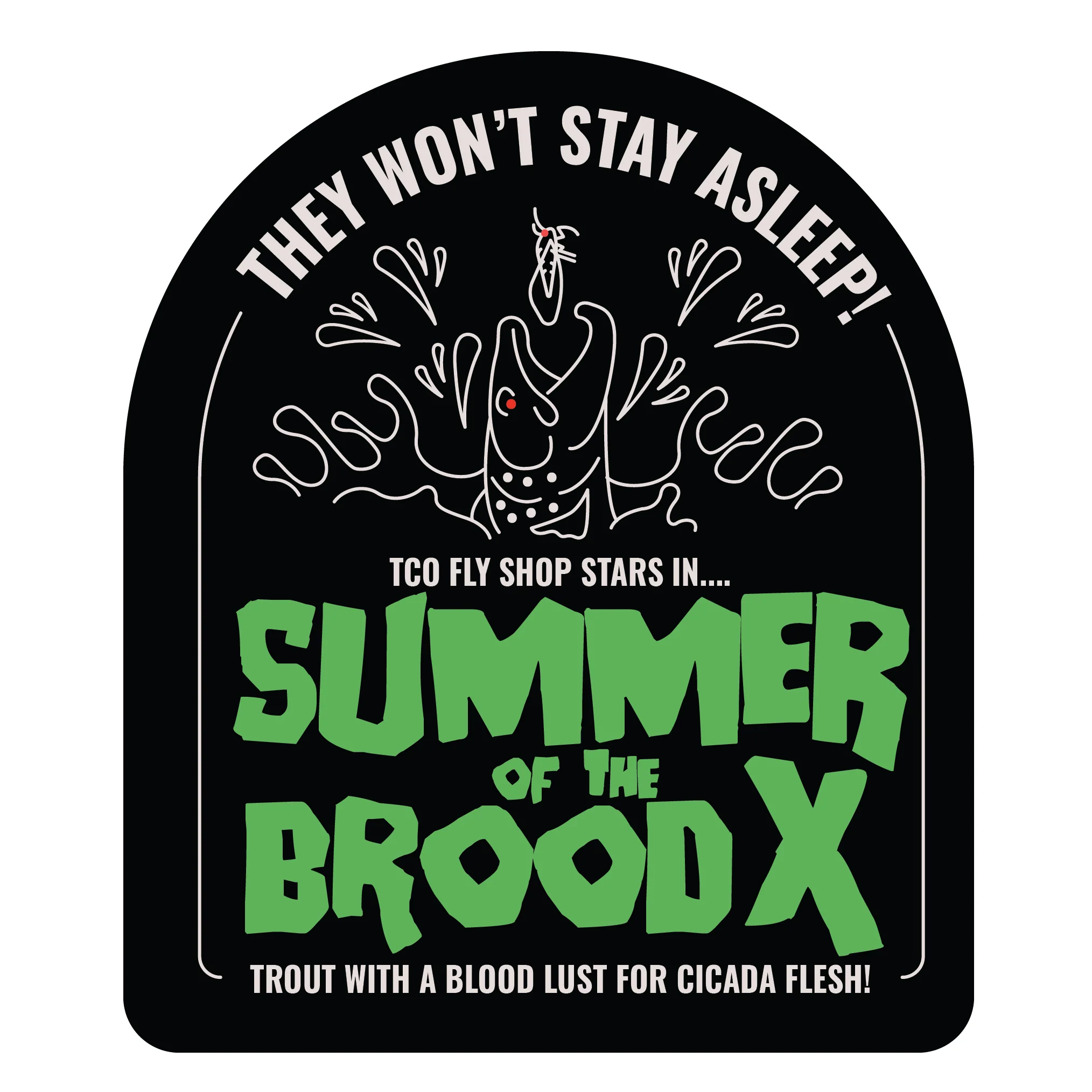 Summer of the Brood X Sticker