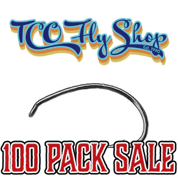 TCO Fly Tying Hooks 100 Pack - SALE