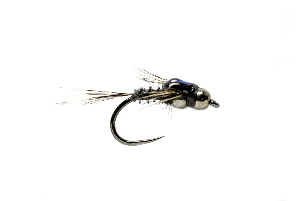 Twisted Mayfly Black Tungsten Beadhead Barbless