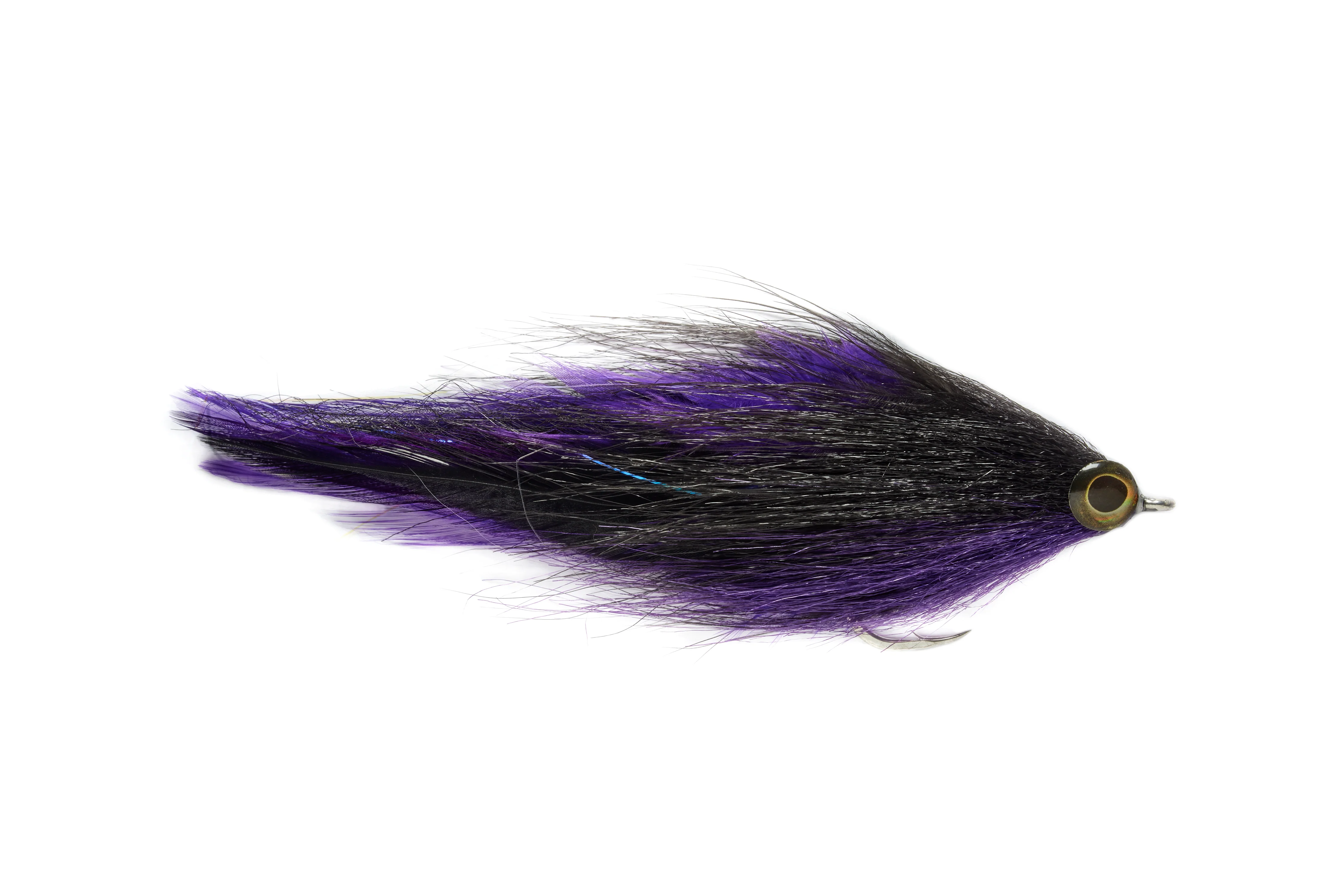 Two Tone Brushy Black & Purple