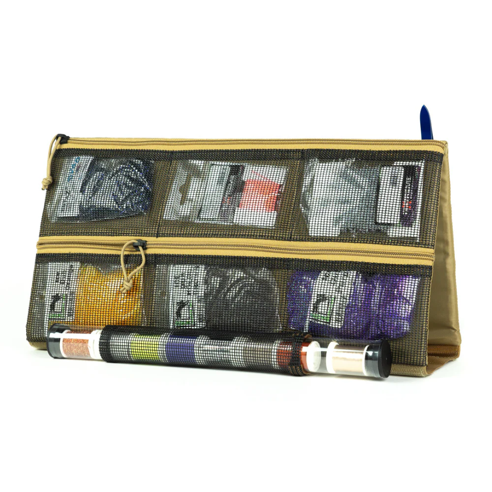 UMPQUA ZS2 TRAVELER FLY TYING KIT BAG OLIVE - Image 5