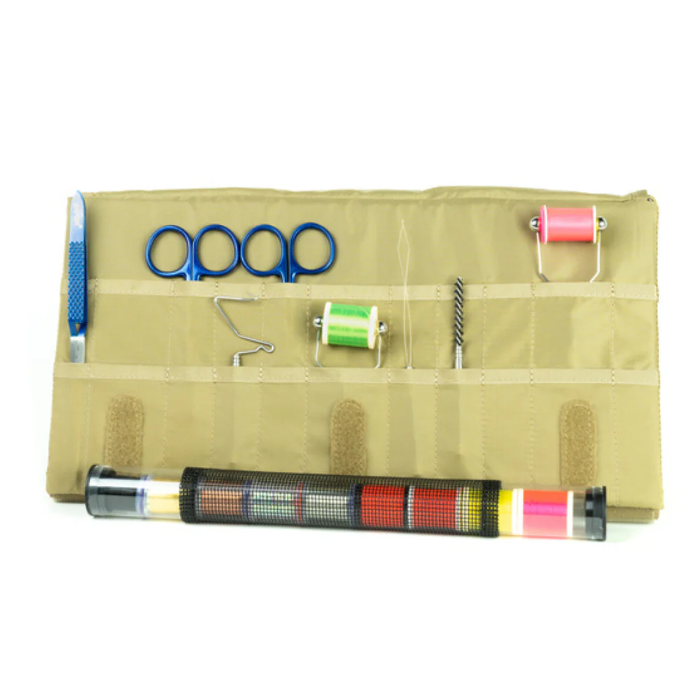 UMPQUA ZS2 TRAVELER FLY TYING KIT BAG OLIVE - Image 6
