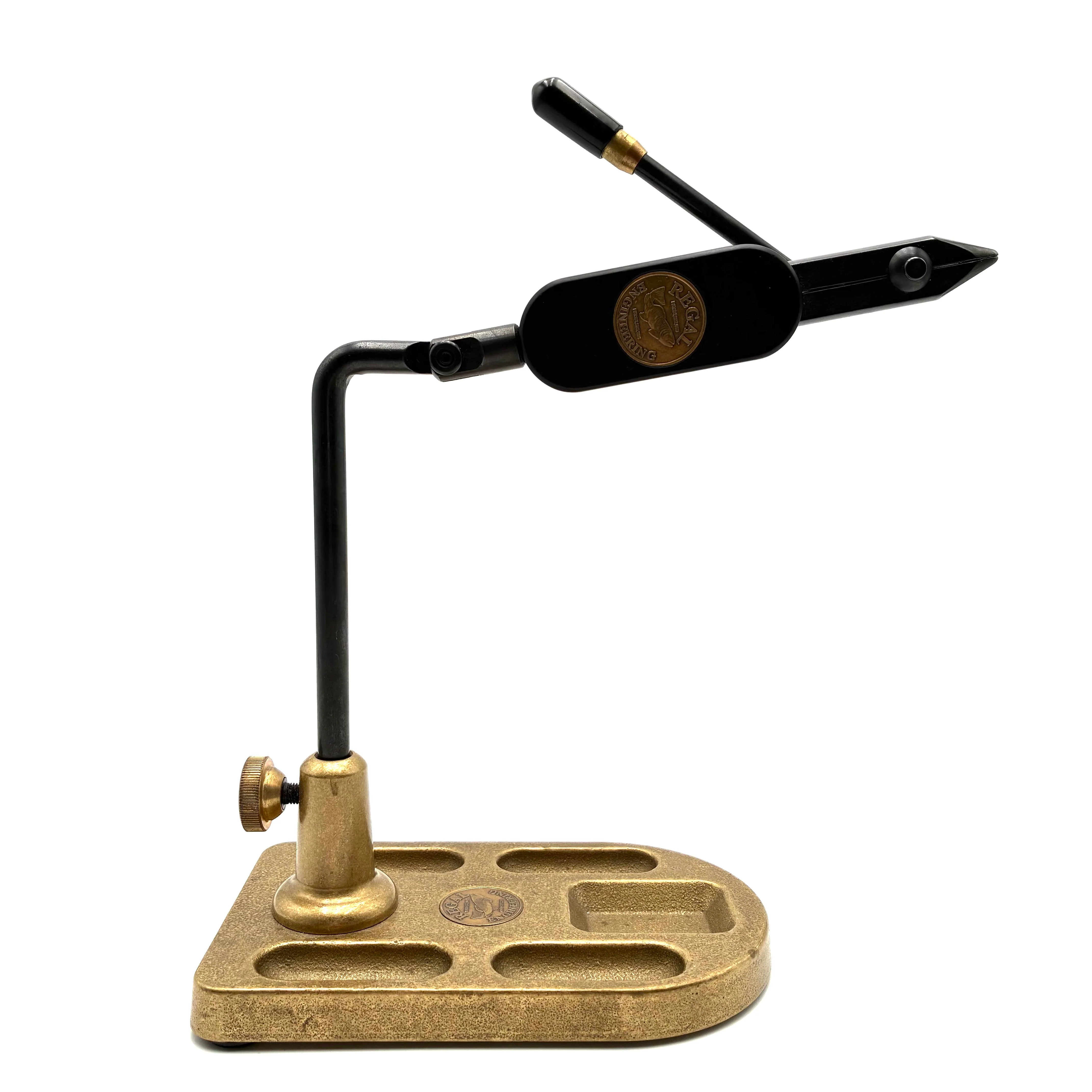 Used Fly Tying Vise - Regal Medallion Regular Head w/ Pocket Base - Image 2